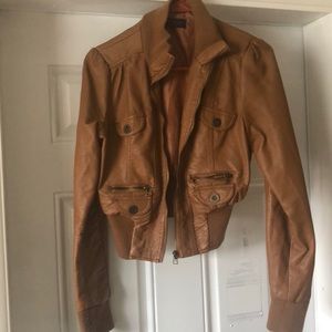Camel Leather Jacket
